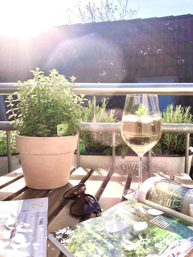 Das Stader Loft Mit Sonnenbalkon Bagian luar foto